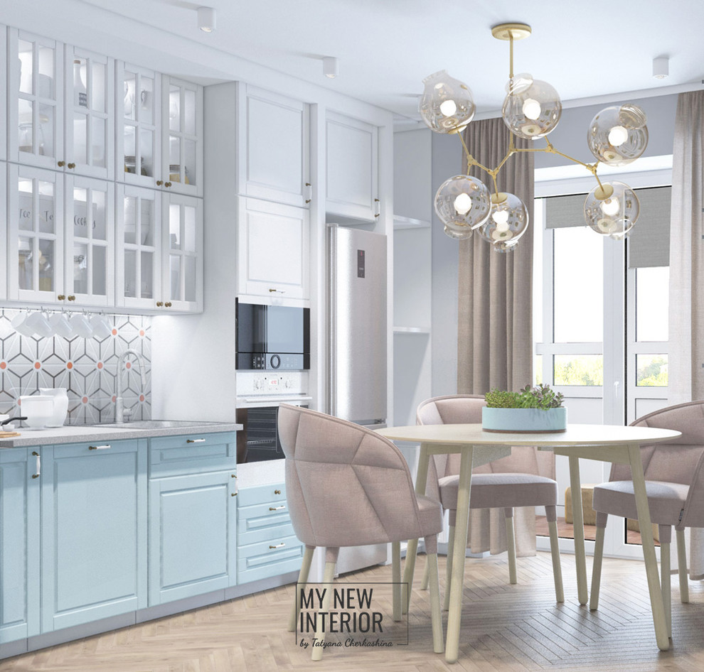 Дизайн кухни двухкомнатной квартиры - 60,3 кв.м.