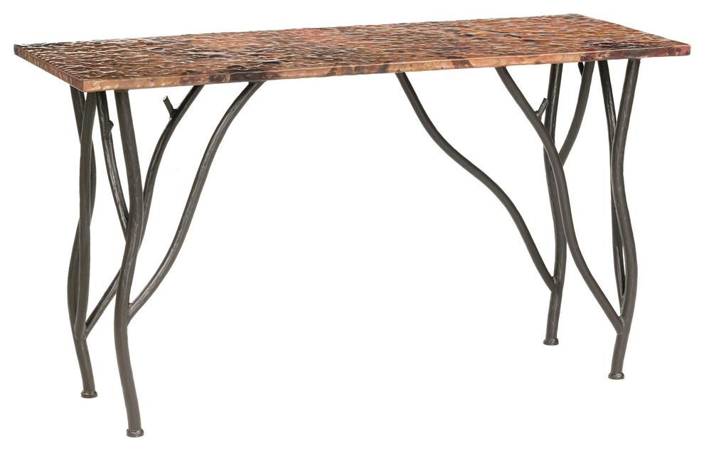 Rustic Woodland Console Table by Stone County Ironworks
