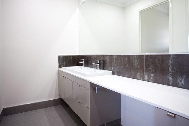 Angular Abode modern-bathroom