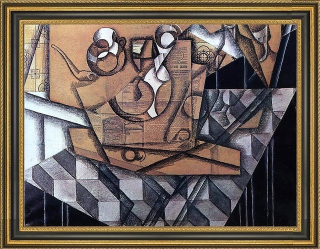 Juan Gris The open windows Giclee Art Paper Print Paintings Poster Reproduction