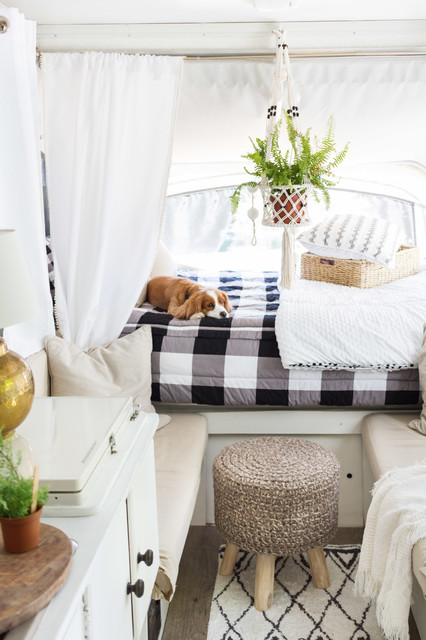 A Used Pop Up Camper A Tight Budget And Chic Scandinavian Style