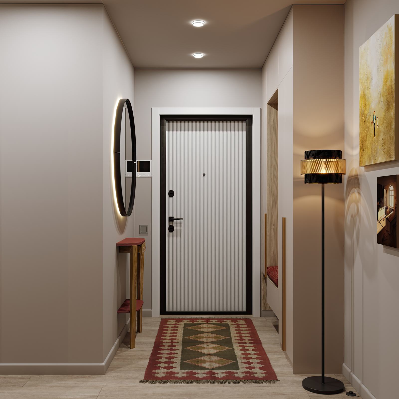 Прихожая в доме серии П-44