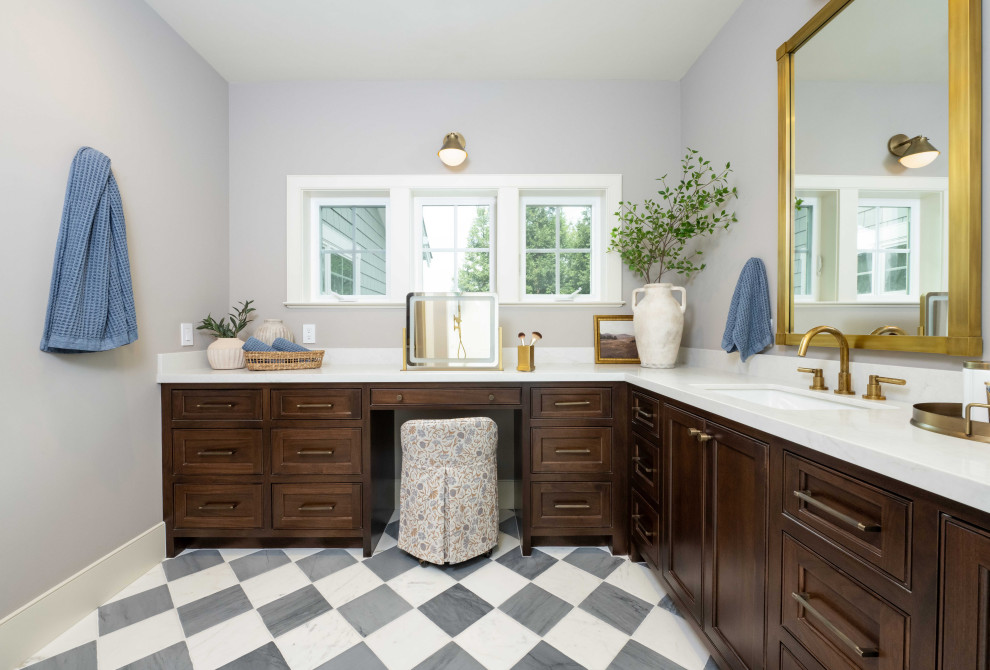 Kinney - Primary Bathroom - Transitional - Bathroom - San Francisco ...