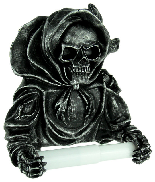 Toilet Paper Holder Medieval Knight Roll Wall Mount Gothic Bathroom Decor Statue