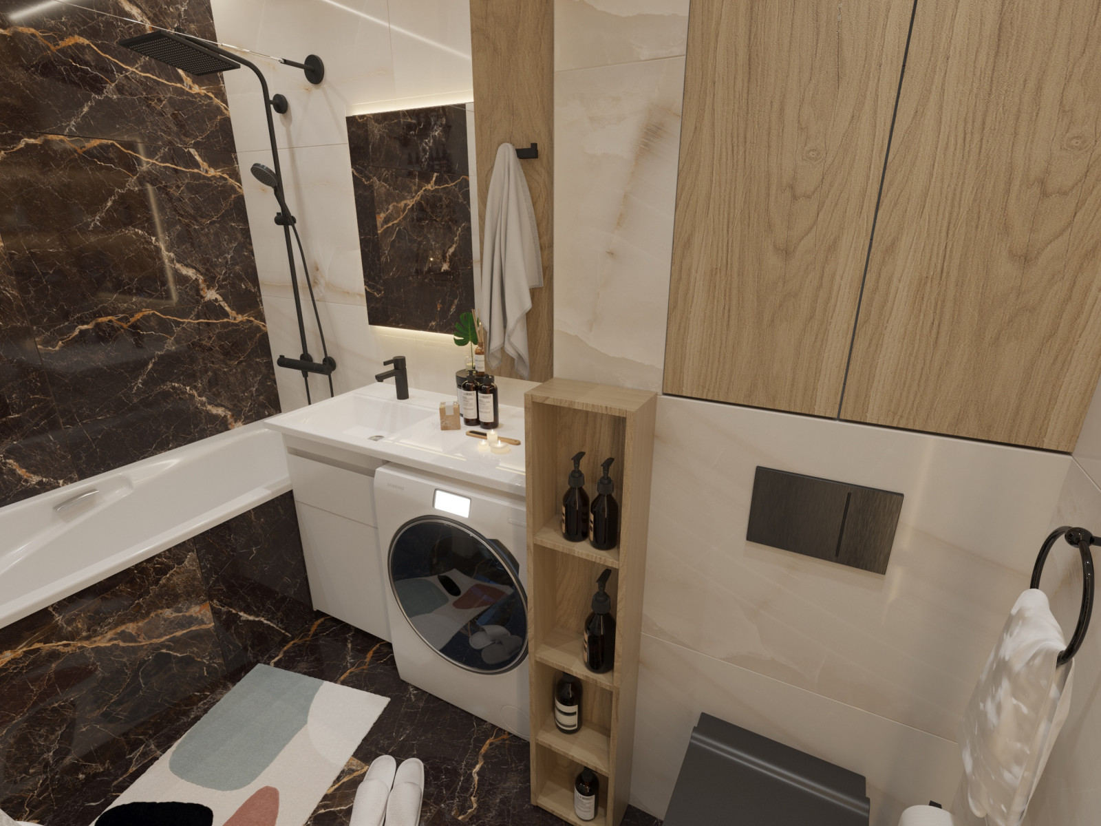 Дизайн проект ванной