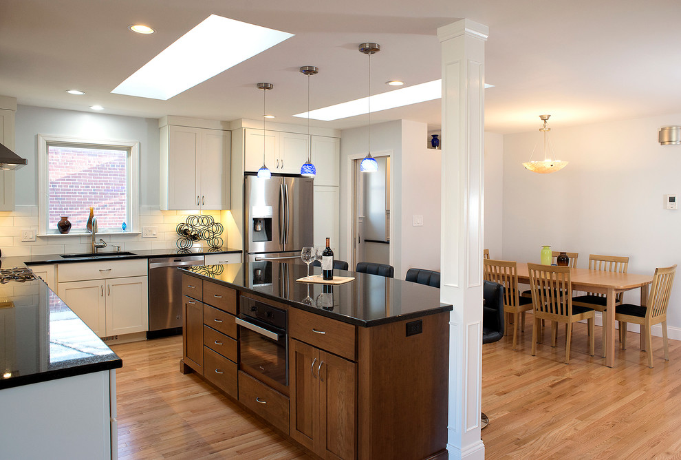 Inspiration for a transitional home design remodel in DC Metro