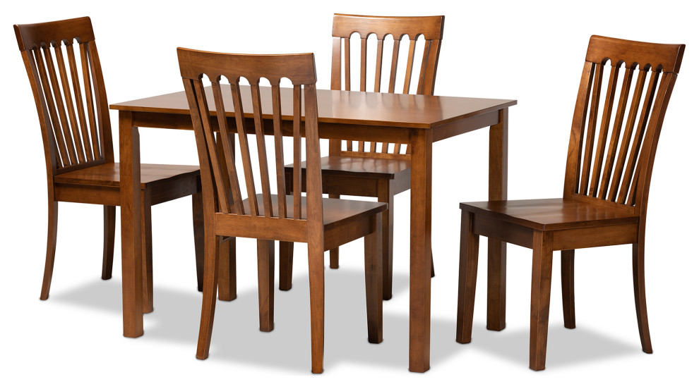 Barton Modern 5Piece Set Transitional Dining Sets by