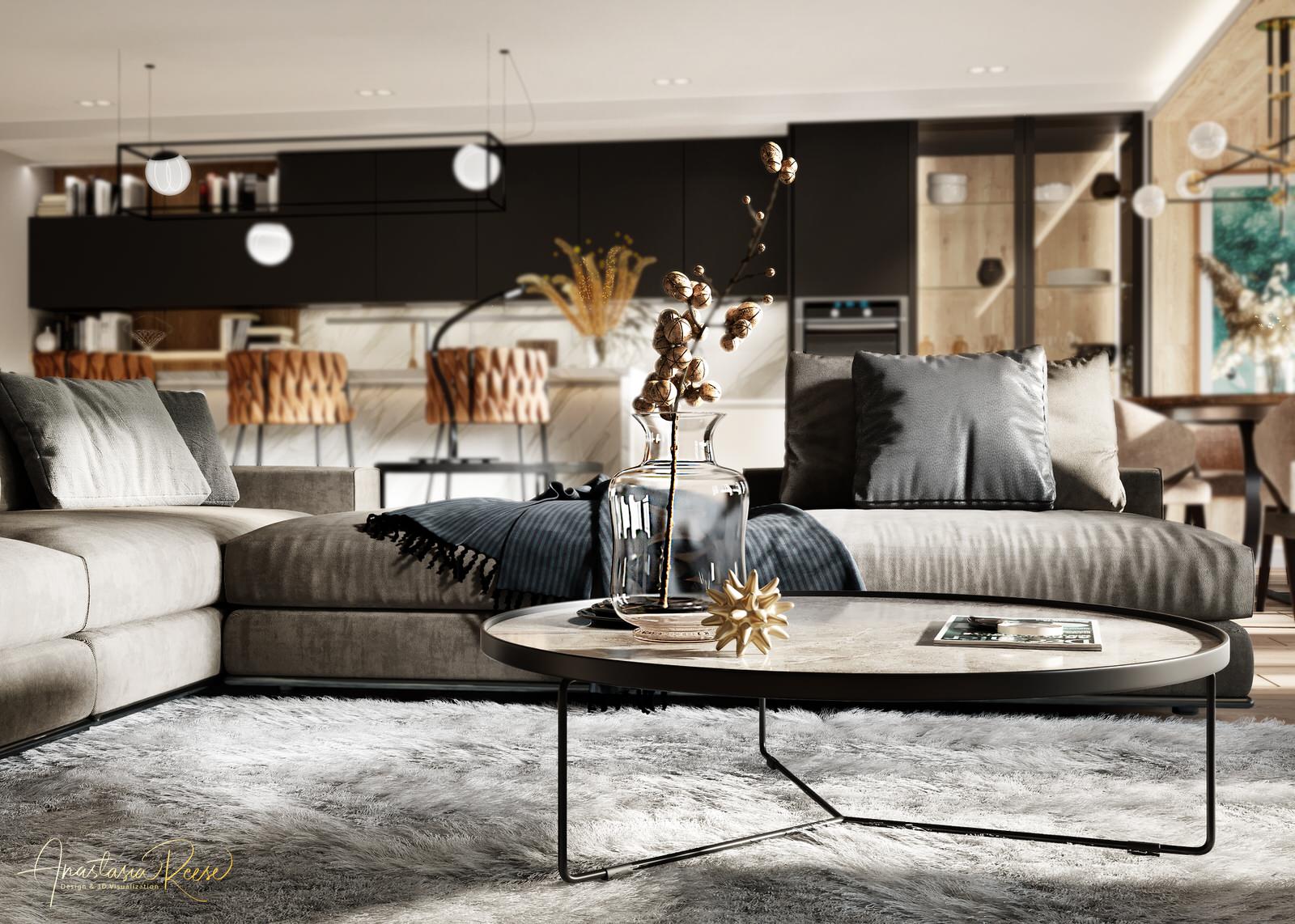 Дизайн проект "Старый мандарин"