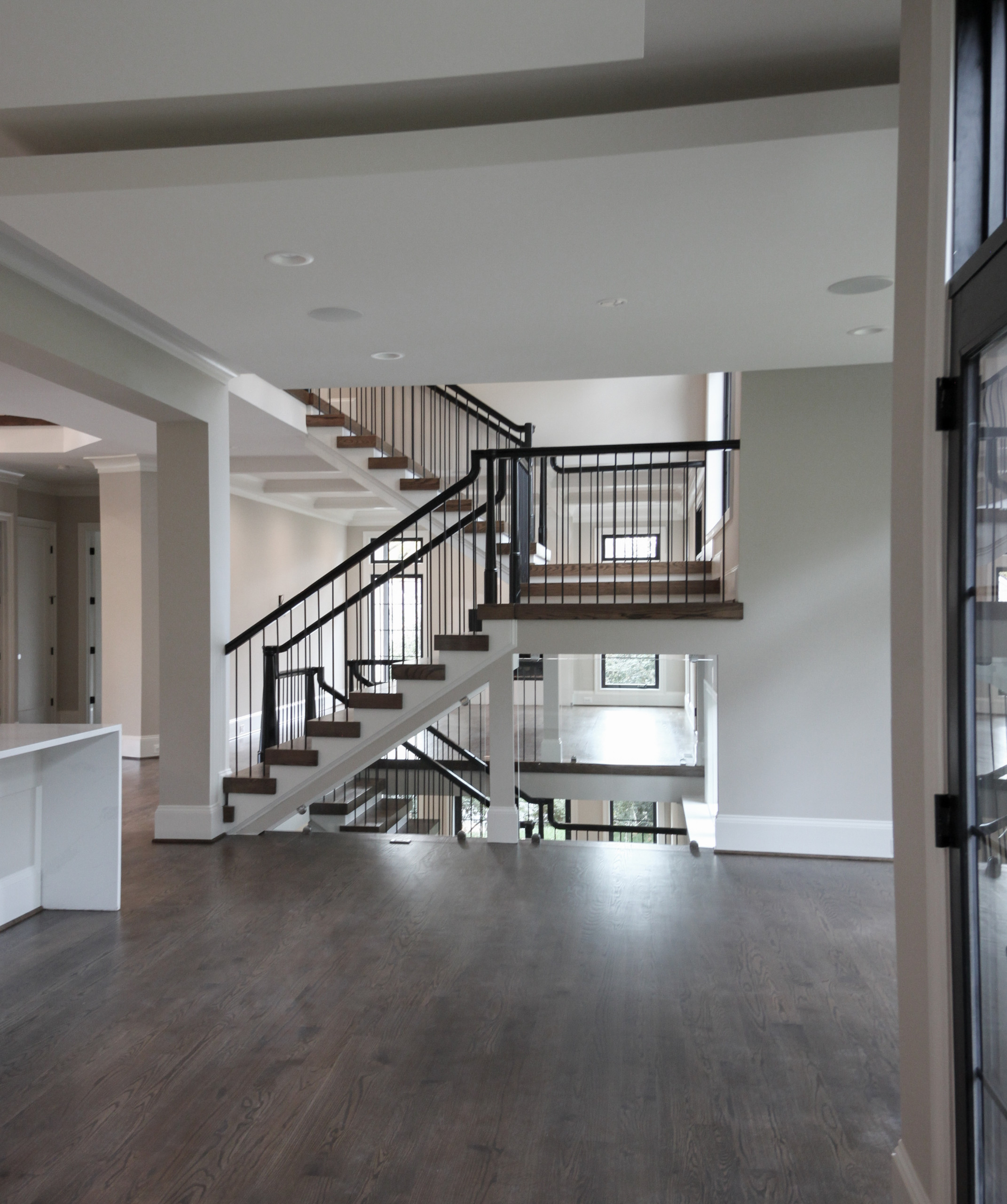 89_Eclectic and Edgy Staircase in French Contemporary Residence, McLean VA 2210