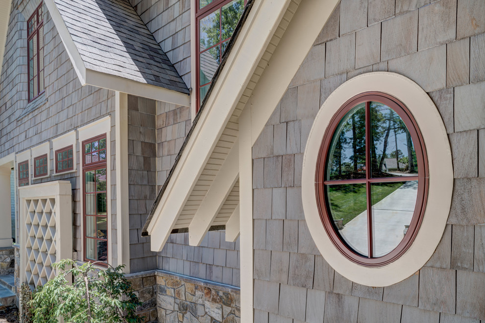 Home design - transitional home design idea in Charlotte