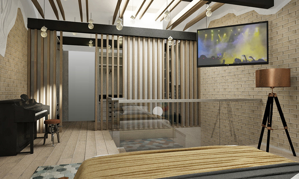 Дизайн - проект спальни в частном доме