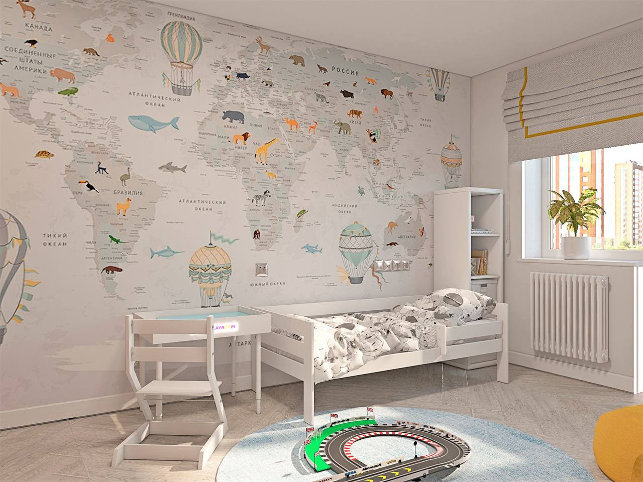 Дизайн проект в ЖК Среда 60м²