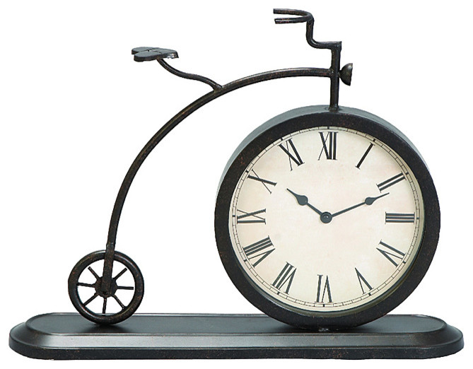 Old Fashioned Tricycle Tabletop and Mantle Accent Clock