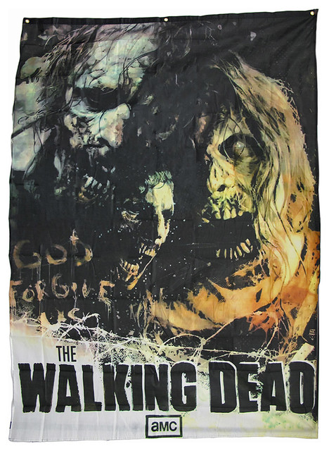 The Walking Dead `Zombies` Wall Banner 84 In. X 60 In.