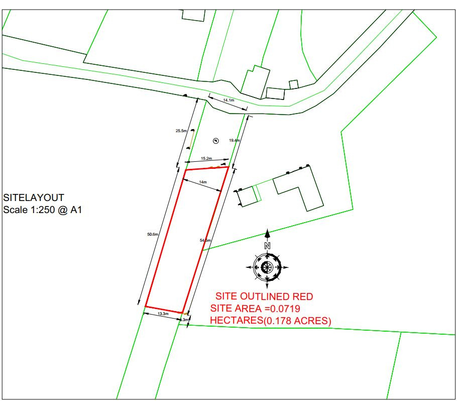 Land registry cross check on boundary