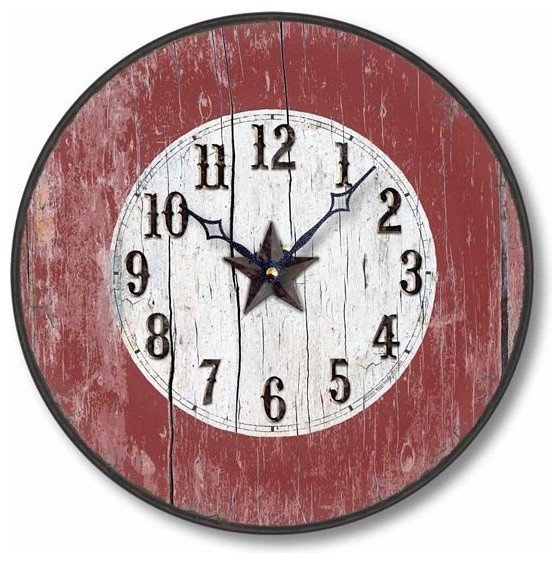 Antique Style Western Clock Rustic Wall Clocks By Fairy Antique Style Western Clock 10 5 Inch Diameter