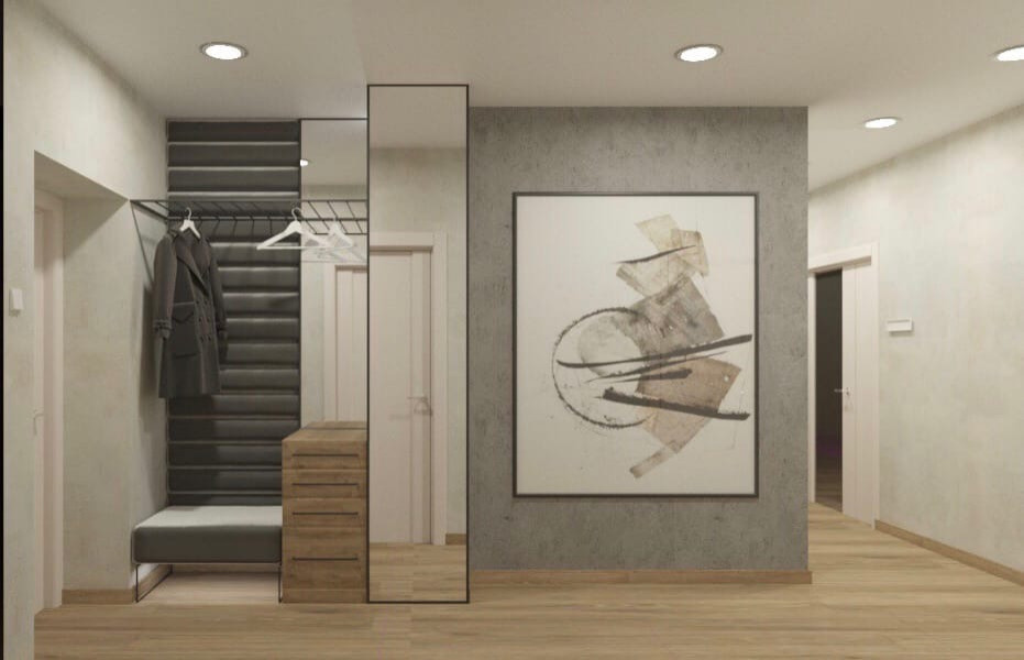 трехкомнатная квартира