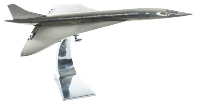 Authentic Models Concorde, Polished Aluminum