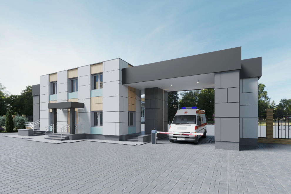 3d визуализация экстерьера зданий