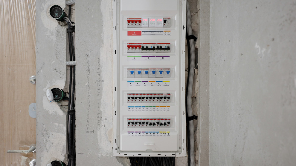 Монтаж черновой электрики.