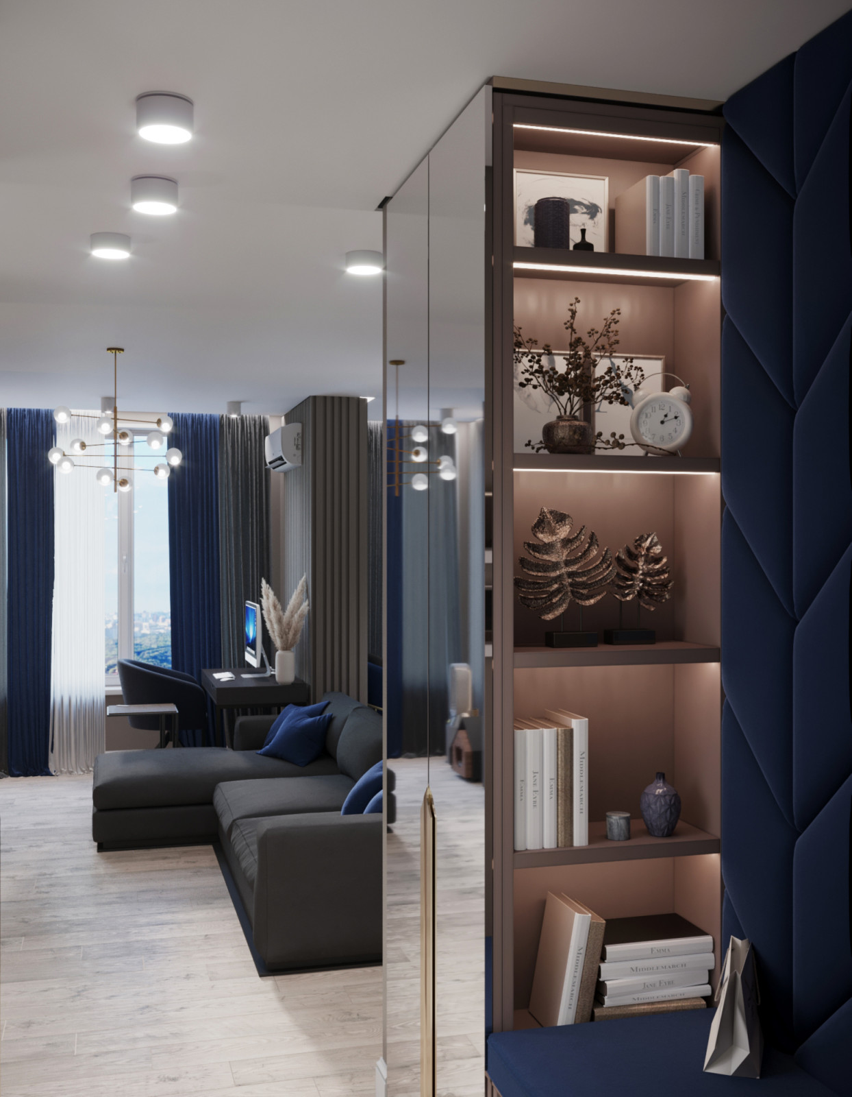 Квартира 50 кв.м. в стиле Неоклассика