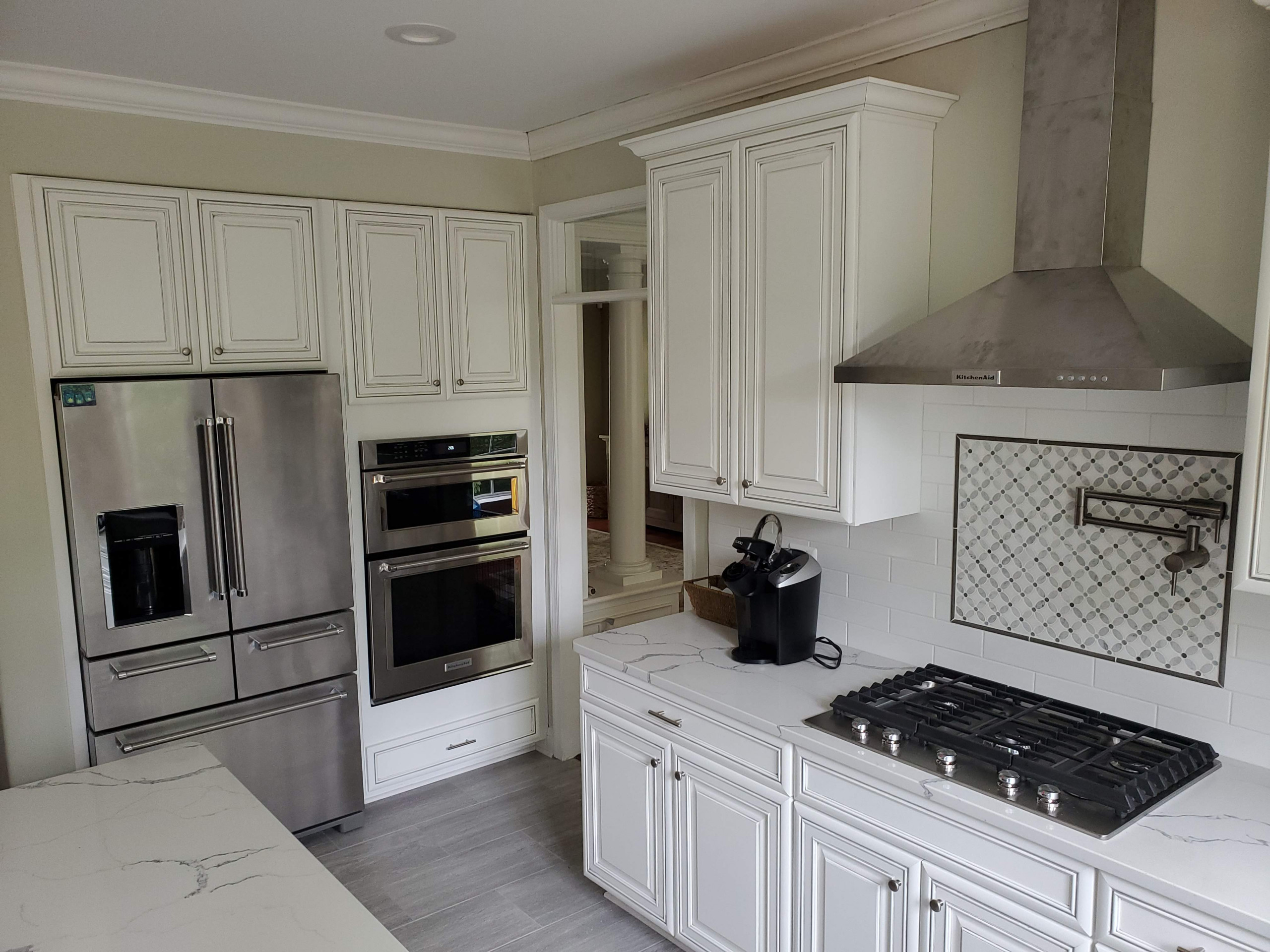 Linen Glazed Kitchen Remodel