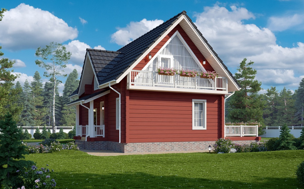 Дом из клееного бруса | Пегас 182