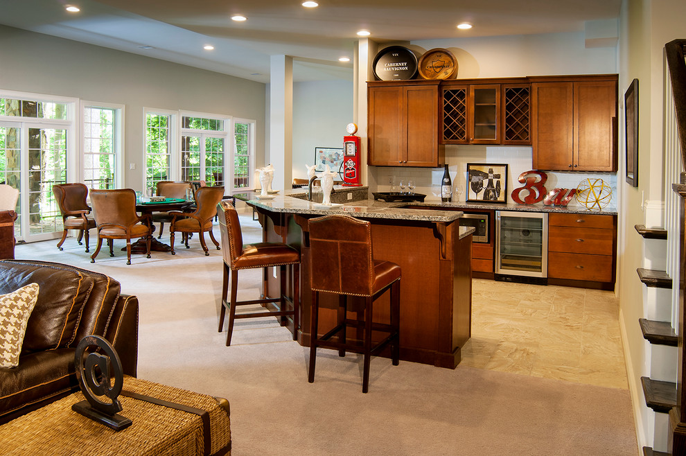 Basement - traditional basement idea
