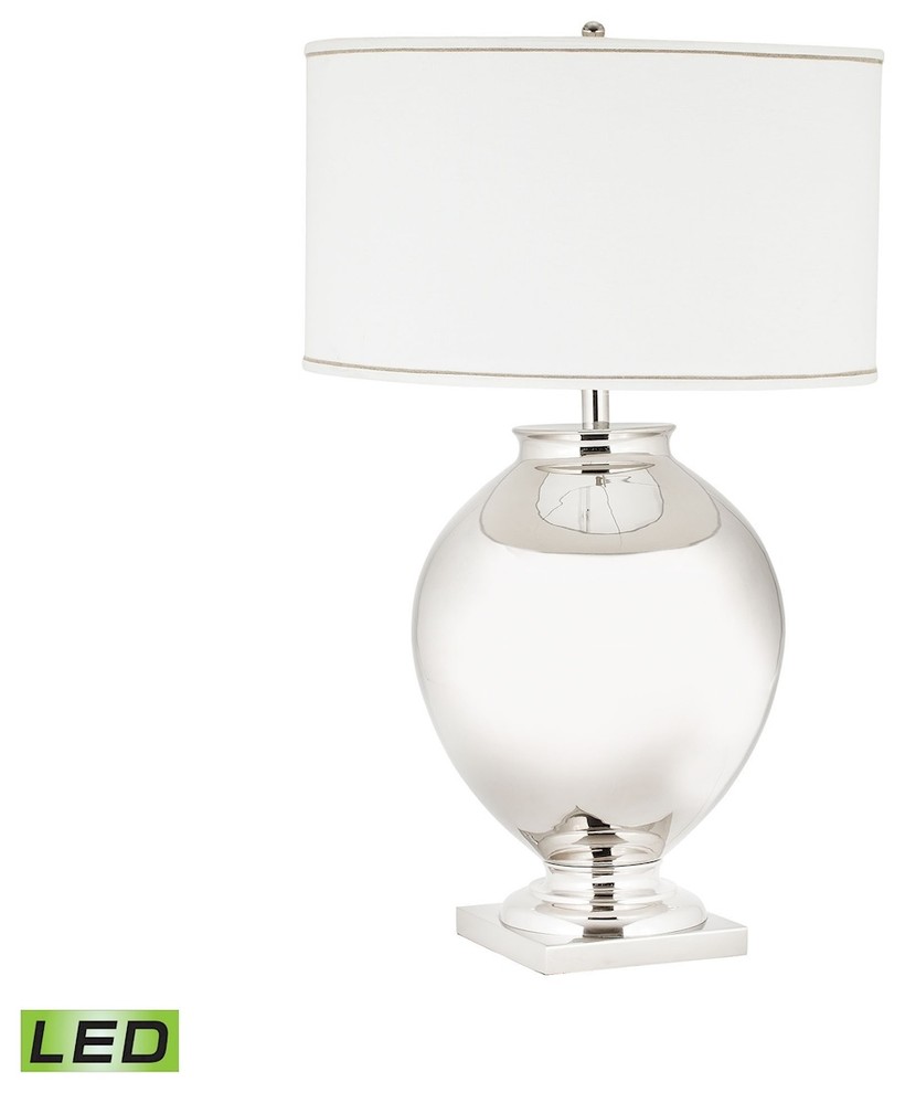 Massive Brass Globe Table Lamp Contemporary Table Lamps by LIGHTS