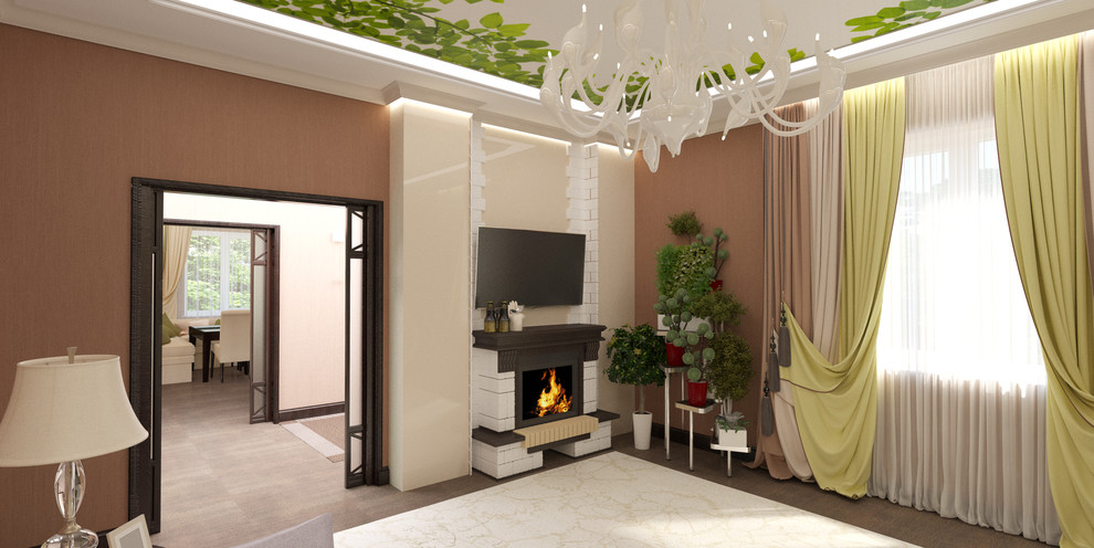 загородный дом в живописном месте города Тюмени