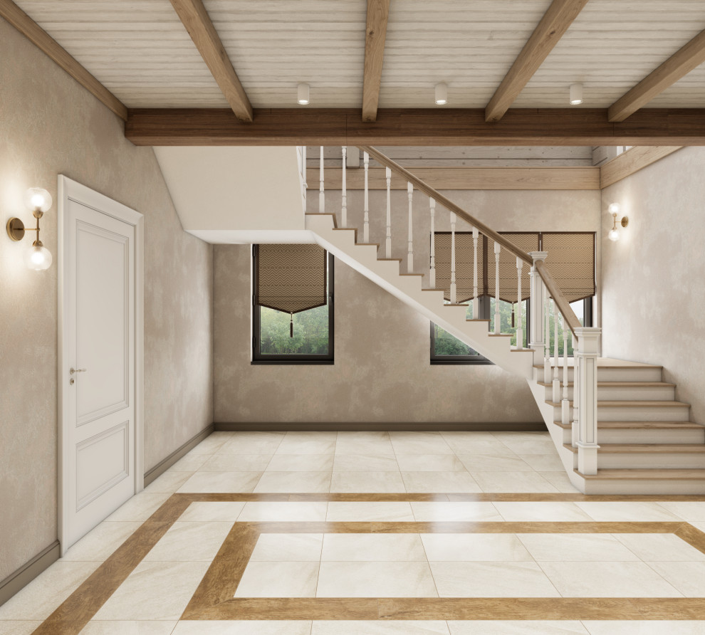 Загородный дом в стиле кантри 1-ый этаж