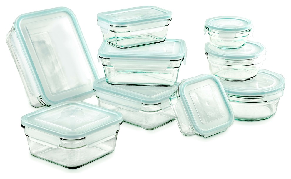 Glasslock Oven Safe Containers, 18-Piece Set