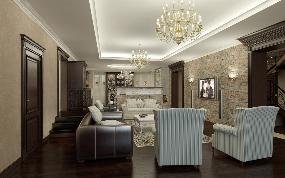 Интерьеры дома в Новоглаголево. Киевское шоссе, Московсобласть