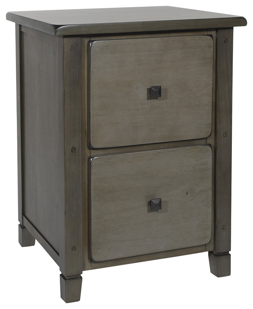 Hillsboro File Cabinet Gray Wash Transitional Filing Cabinets By Office Star Products