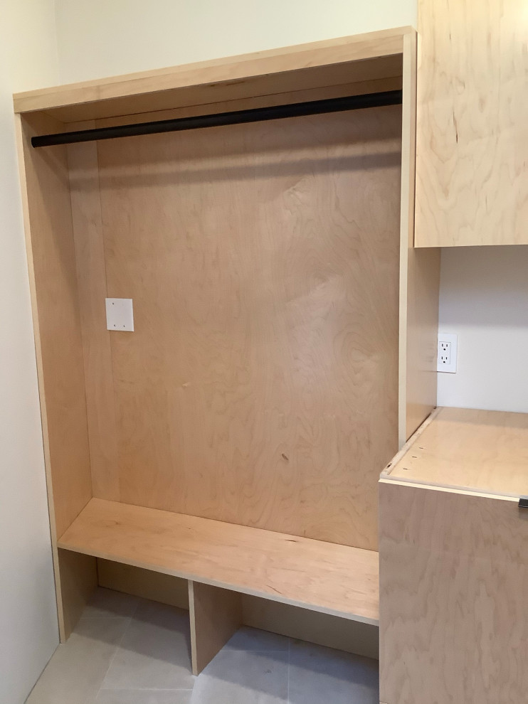 Mud Room Custom Built in Cabinets and Shelving