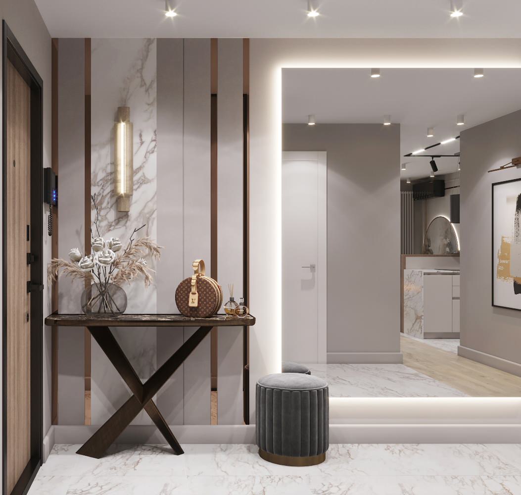 Проект квартиры 76 кв.м. 2022г.