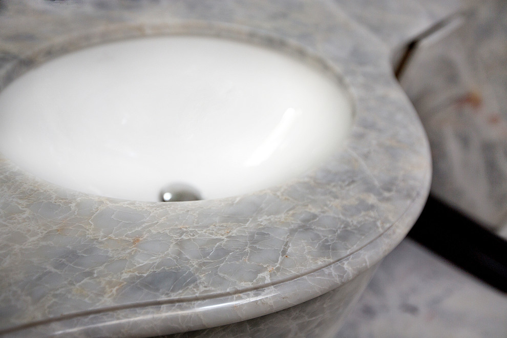 Мрамор в ванной комнате