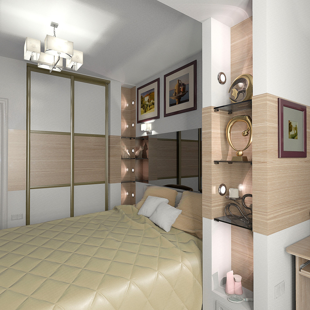 Спальня и лоджия в современном стиле