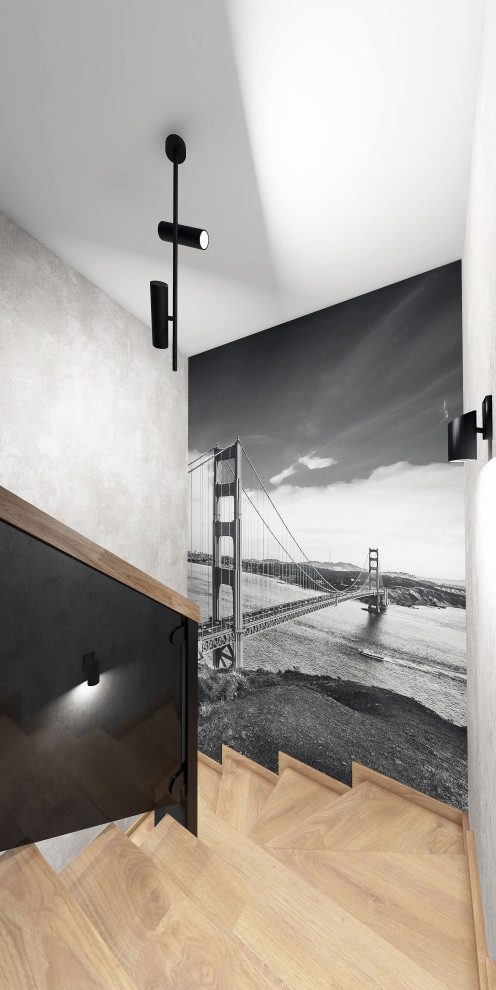 Дизайн двухуровневой квартиры в современном стиле