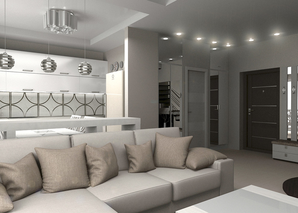 1 этаж - общее пространство