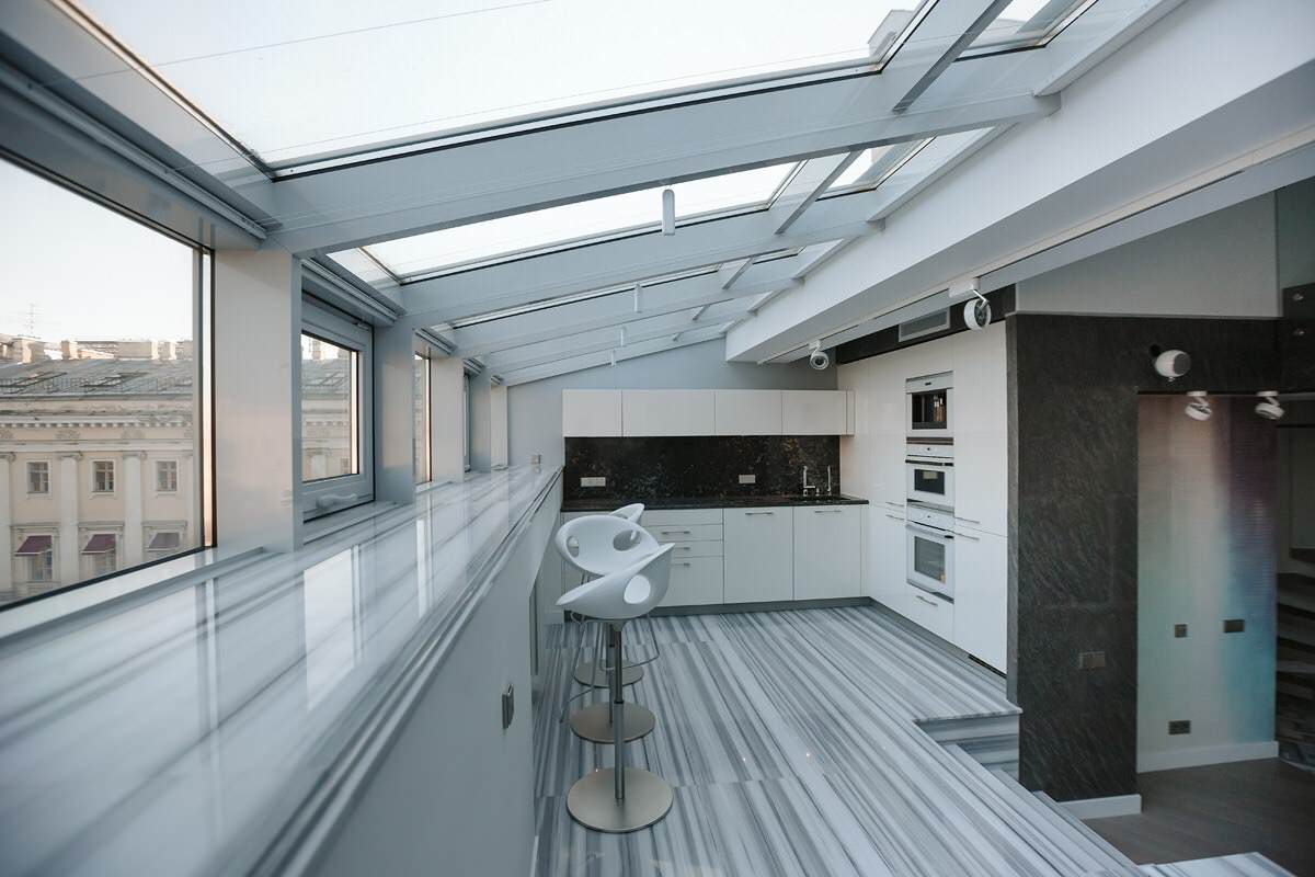 Квартира Студия 86м2 . Современная История в Историческом центре.