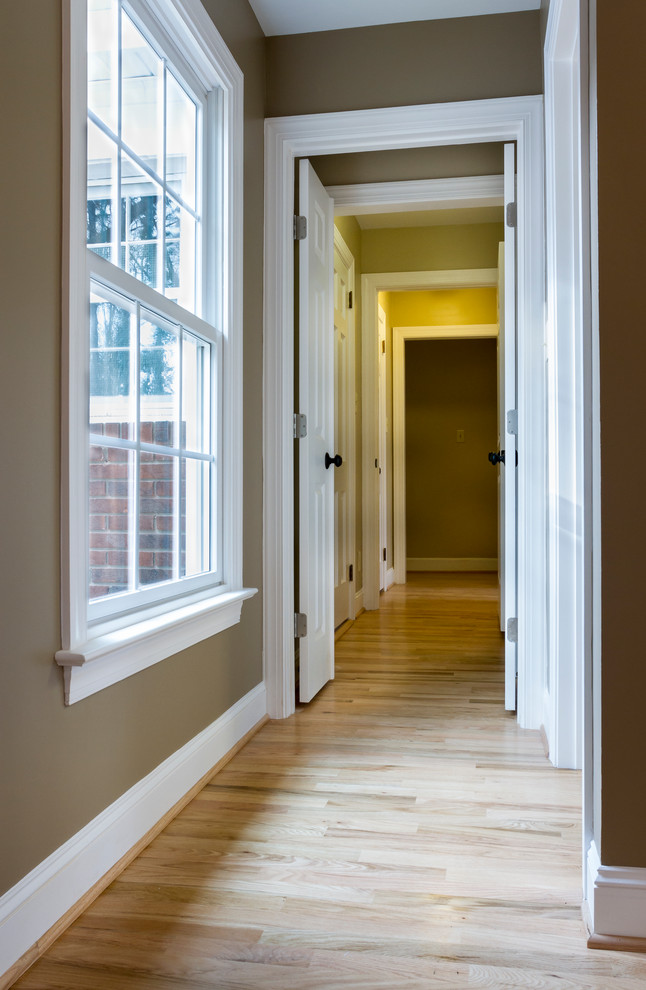 Inspiration for a traditional hallway in Raleigh.