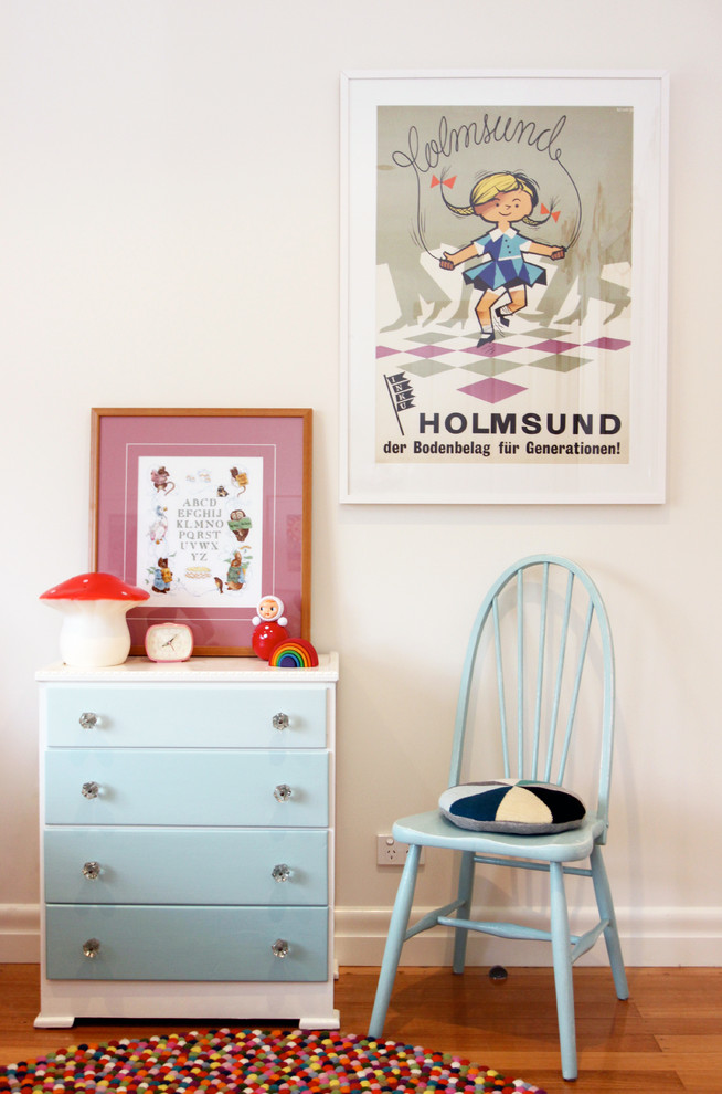 This is an example of an eclectic kids' room in Melbourne.