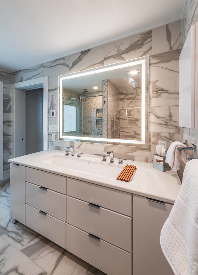 Bathroom - transitional master bathroom idea