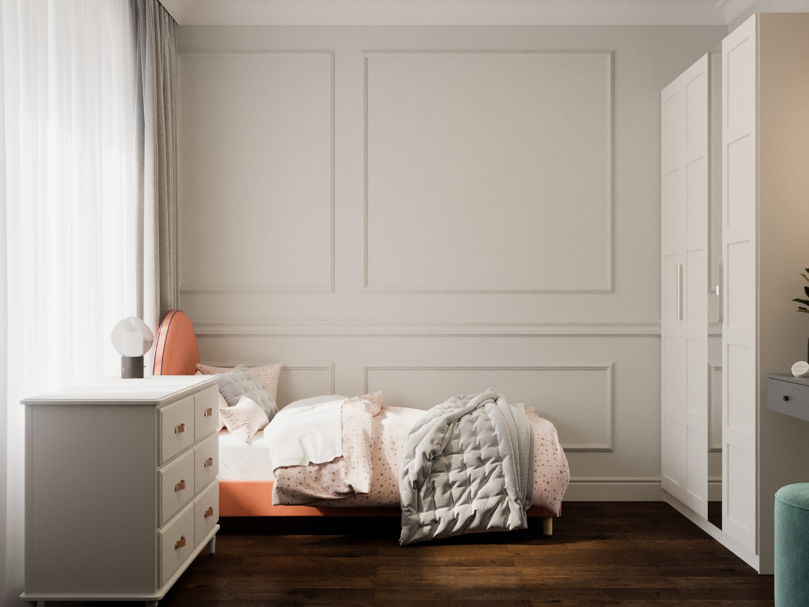 Дизайн детской в частном доме в Подмосковье, 220м2