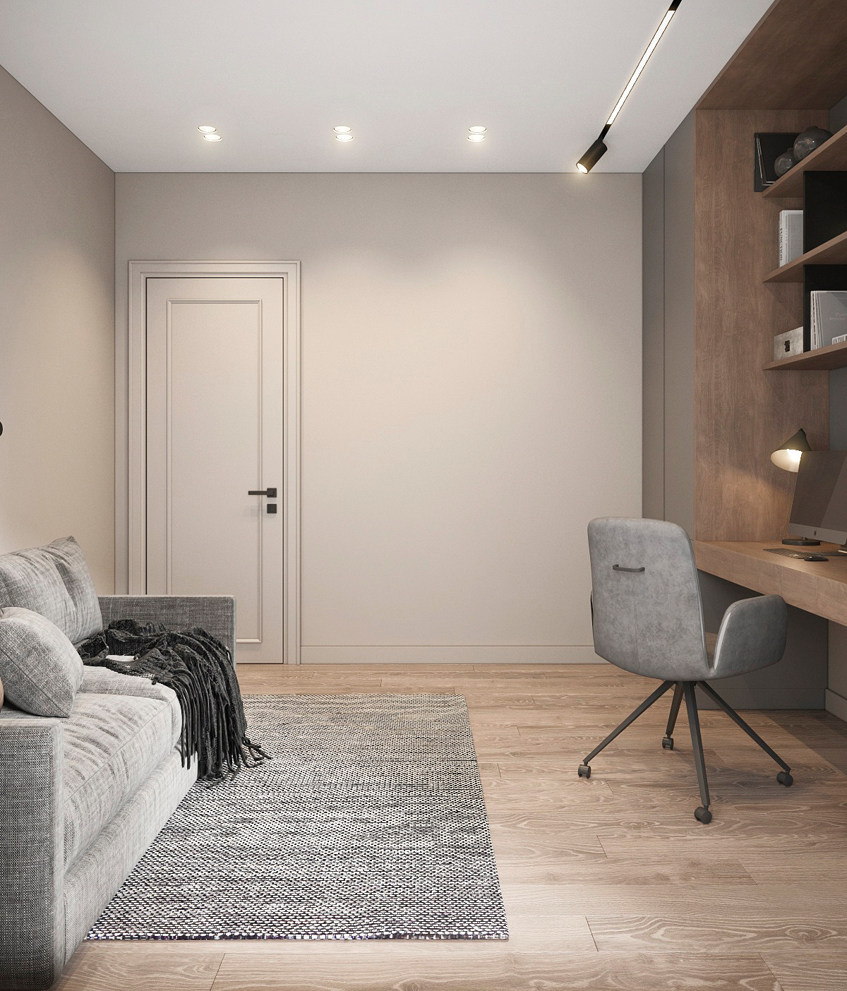 Квартира с вторым светом в современном стиле