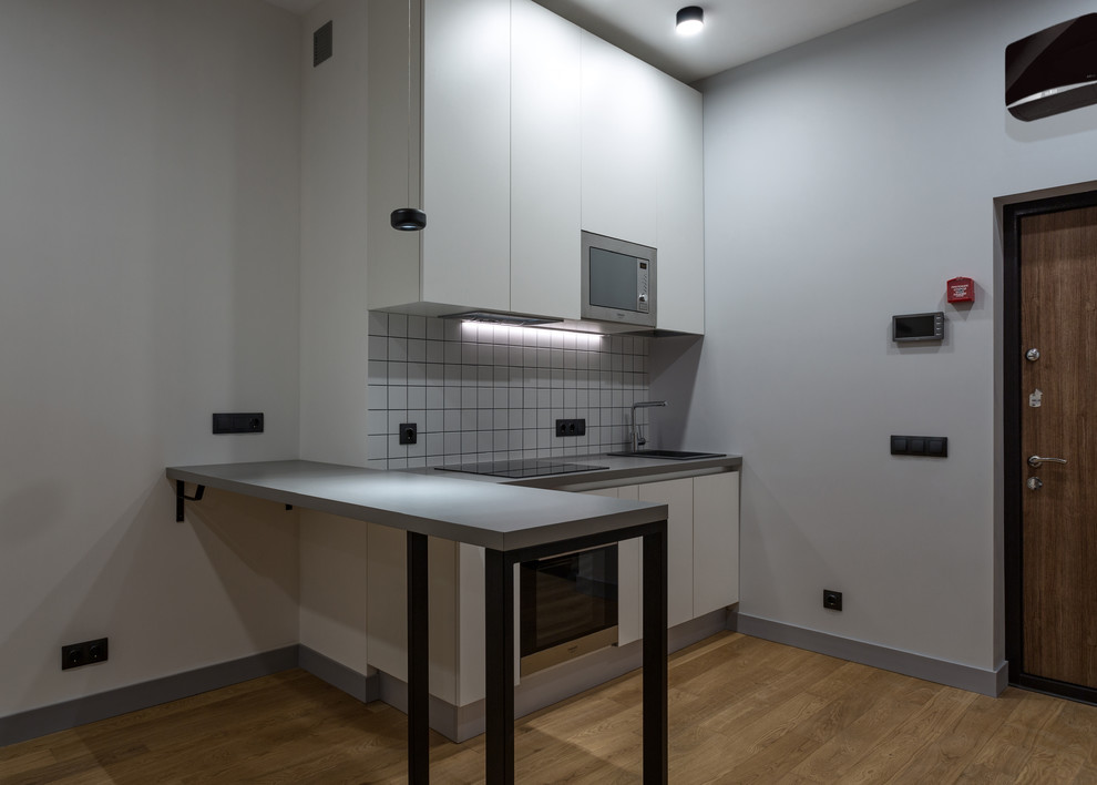 Минималистическая студия в Сколково