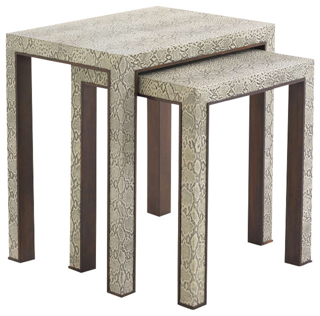 Lexington Tower Place Adler Nesting Tables, Walnut Brown Arlington ...