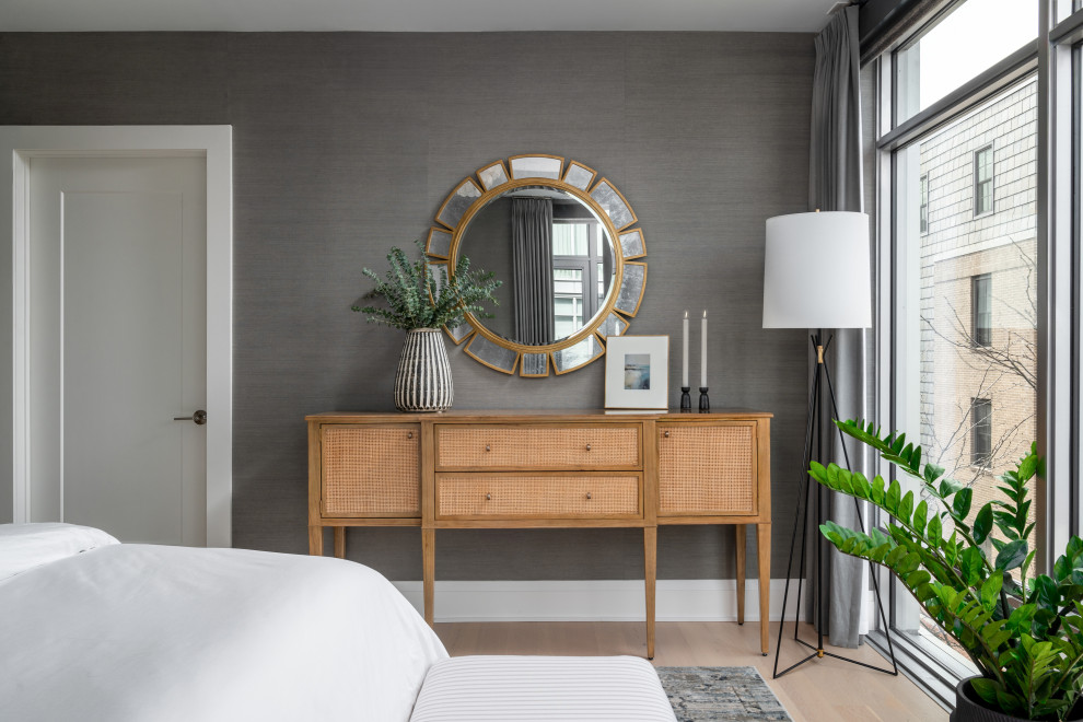 Transitional home design photo in DC Metro