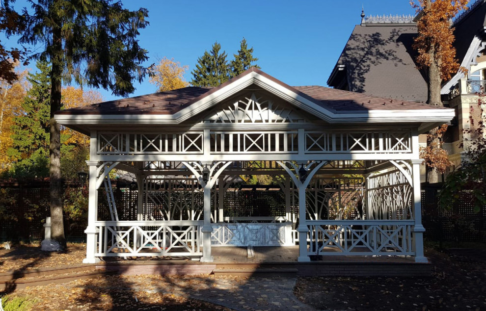 Благоустройство территории загородного дома в поселке Трувиль